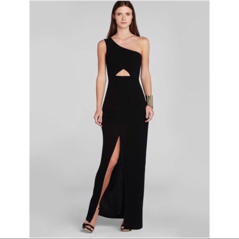 BCBGM one shoulder gown